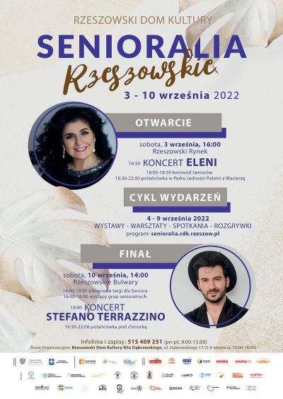 Plakat - Senioralia Rzeszowskie 2022